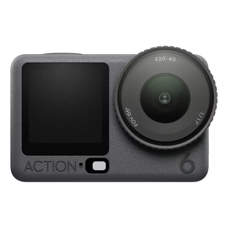 Action-Kamera DJI Osmo Action 6 Standard Combo — 38 MP CMOS, 4K Ultra HD, 155° Sichtfeld, 2-fach Digitalzoom