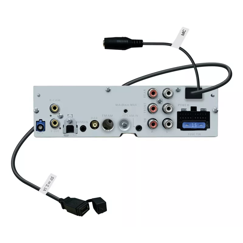 2-DIN JVC KW-M795DBW Auto-Multimedia-Receiver, 9 Zoll kapazitiver Touchscreen, 200W, Wi‑Fi Dualband, Bluetooth, DAB+/FM/AM