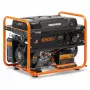 Tragbarer Benzingenerator DAEWOO GDA 7500E — 6500 W, 230 V, 30 L Tank, orange/schwarz