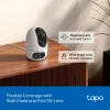 IP-Überwachungskamera TP-Link Tapo C245D 2304×1296, 3,1 mm Objektiv, 104,3° hor., Decken-/Wandmontage, kabellos, innen, weiß
