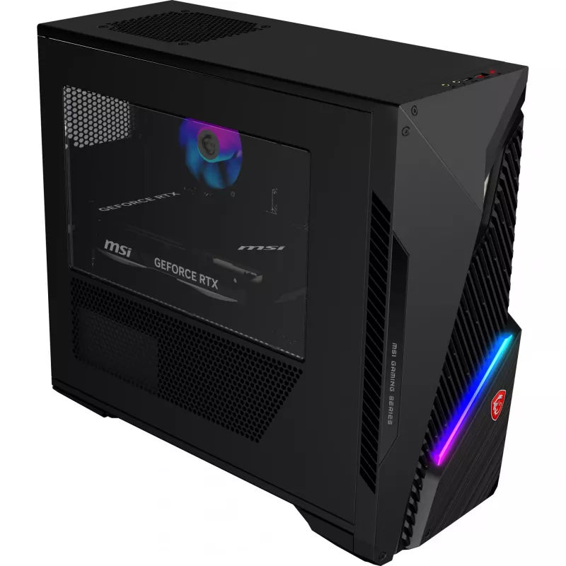 MSI MAG Infinite S3 14NVP7-101EU Intel® Core™ i7 i7-14700F 32 GB DDR5-SDRAM 1 TB SSD NVIDIA GeForce RTX 5070 Windows 11 Home Desktop-PC Schwarz