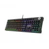 MSI FORGE GK320 RED Tastatur Gaming USB QWERTY US International Schwarz