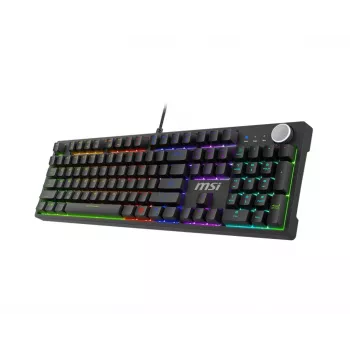 MSI FORGE GK320 RED Tastatur Gaming USB QWERTY US International Schwarz