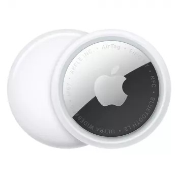 Personal Finder Apple AirTag Silber Weiß — 4er-Pack, CR2032-Batterie, 11,8 g, Ø 31,9 mm