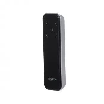 Zutrittskontrollleser DAHUA DHI-ASR2200A-D — Basisleser, 12 V DC, 1,7 W, 135×40×15 mm, schwarz