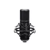 Podcast-Mikrofon TRUST GXT 270 Emita II+ — Kondensator-USB, kabelgebunden, Metallgehäuse, schwarz, 2,5 m Kabel