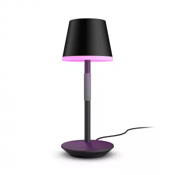 Intelligente Tischlampe Philips Hue Go tragbare Lampe Bluetooth Zigbee Schwarz