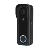 Video-Türsprechanlage TRUST DOORCAM-3000 Schwarz, 3 MP, Wi‑Fi 2,4 GHz, MicroSD bis zu 256 GB, Batterie/USB (8–24 V)