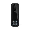 Video-Türsprechanlage TRUST DOORCAM-3000 Schwarz, 3 MP, Wi‑Fi 2,4 GHz, MicroSD bis zu 256 GB, Batterie/USB (8–24 V)