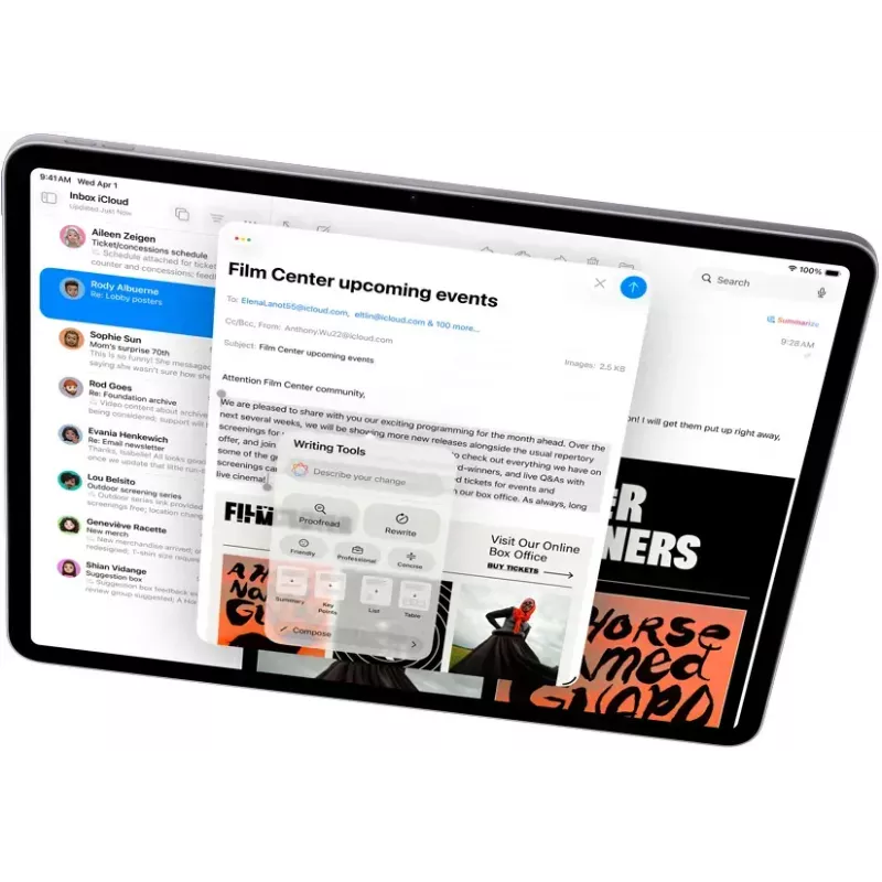 Tablet Apple iPad Air 11 Zoll Wi‑Fi + Cellular 128GB M4, 12GB RAM, 5G, Space Grau