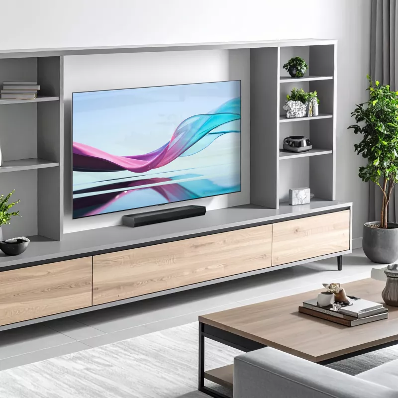 Soundbar LG S20A 2.0 Kanäle, 50 W, Bluetooth SBC/AAC, kabelgebunden & kabellos, schwarz, 650×99×63 mm