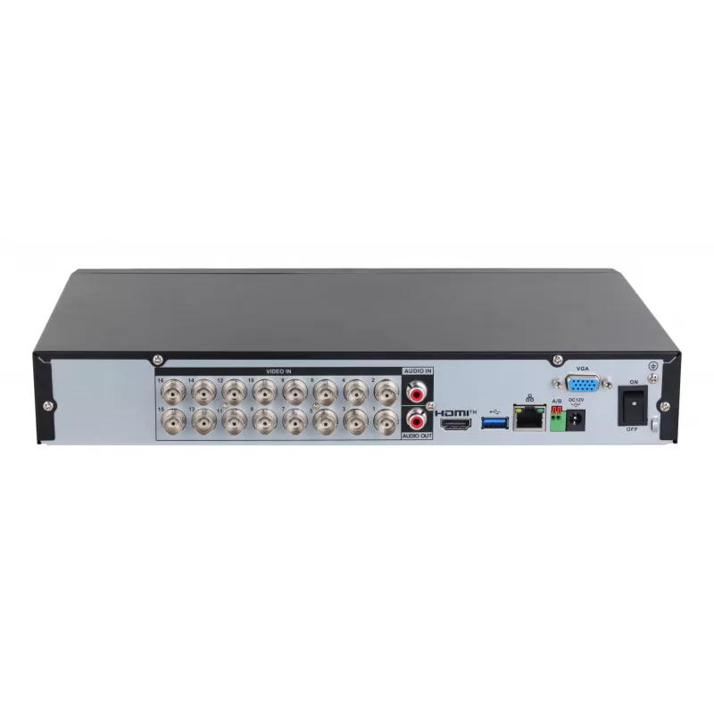 Digitaler Videorekorder Dahua XVR5116H-4KL-I3/T — 16-Kanal-DVR, 4K (3840×2160), H.265/H.264, Gigabit-Ethernet, 16 TB HDD