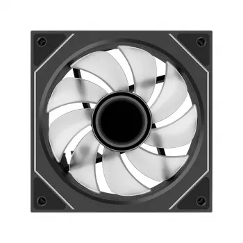 Lüfter XILENCE XPF120U.ARGB 120 mm, 500–1800 U/min, hydraulisches Lager, 7–13,2 V, schwarz