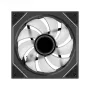 Lüfter XILENCE XPF120U.ARGB 120 mm, 500–1800 U/min, hydraulisches Lager, 7–13,2 V, schwarz