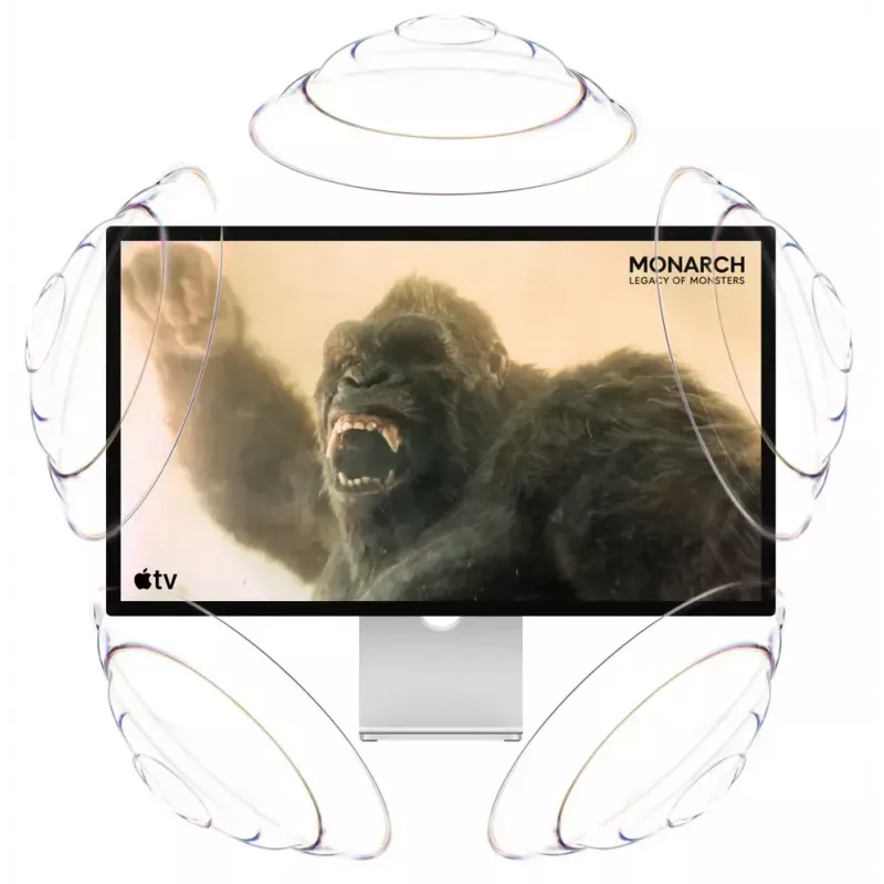 Monitor Apple Studio Display 27 Zoll 5K (5120×2880) LED, Standardglas, VESA-Halterung, Silber