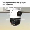 IP-Sicherheitskamera IMOU Cruiser Dual 2C 4G Turret Outdoor 2304×1296 3,6-mm-Objektiv Decken-/Wandmontage