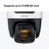 IP-Sicherheitskamera IMOU Cruiser Dual 2C 4G Turret Outdoor 2304×1296 3,6-mm-Objektiv Decken-/Wandmontage