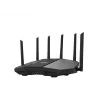 Tabletop-Router ASUS RT-BE90U BE9400 AiMesh — Tri-Band Wi‑Fi 7 (2,4/5/6 GHz), 9400 Mbit/s, 2,5 Gigabit Ethernet, 4× RJ‑45 LAN, USB, Schwarz