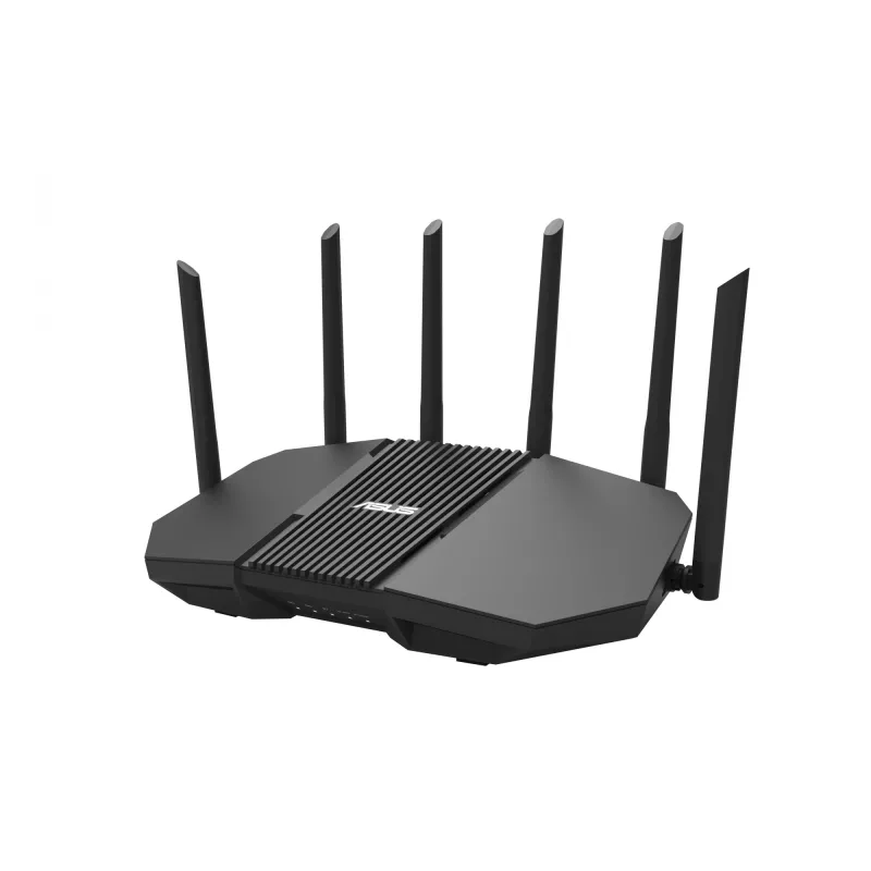 Tabletop-Router ASUS RT-BE90U BE9400 AiMesh — Tri-Band Wi‑Fi 7 (2,4/5/6 GHz), 9400 Mbit/s, 2,5 Gigabit Ethernet, 4× RJ‑45 LAN, USB, Schwarz