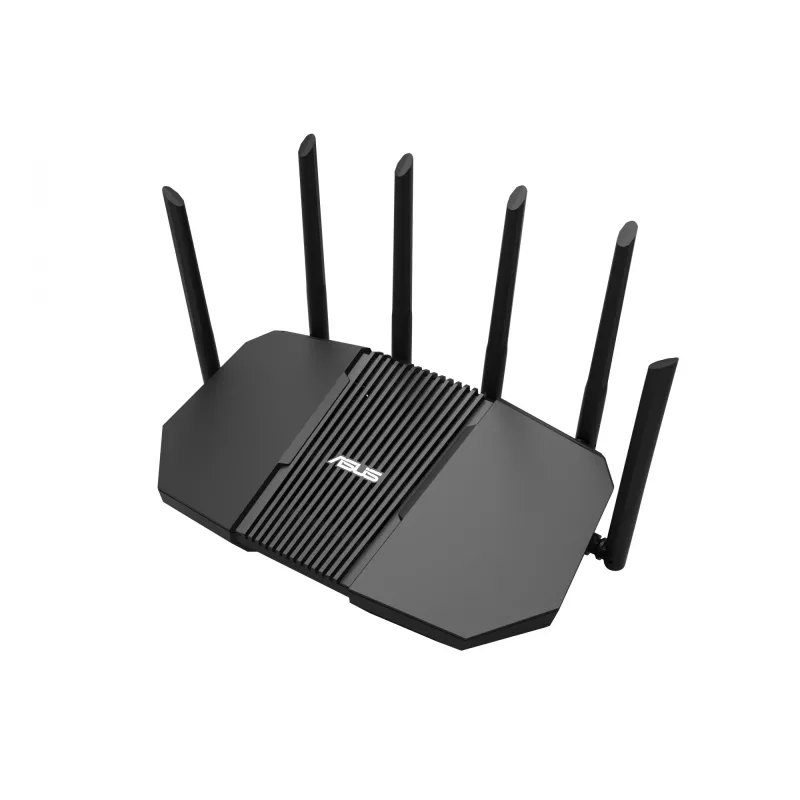 Tabletop-Router ASUS RT-BE90U BE9400 AiMesh — Tri-Band Wi‑Fi 7 (2,4/5/6 GHz), 9400 Mbit/s, 2,5 Gigabit Ethernet, 4× RJ‑45 LAN, USB, Schwarz