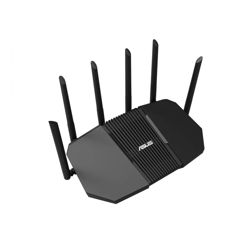Tabletop-Router ASUS RT-BE90U BE9400 AiMesh — Tri-Band Wi‑Fi 7 (2,4/5/6 GHz), 9400 Mbit/s, 2,5 Gigabit Ethernet, 4× RJ‑45 LAN, USB, Schwarz