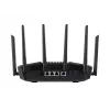 Tabletop-Router ASUS RT-BE90U BE9400 AiMesh — Tri-Band Wi‑Fi 7 (2,4/5/6 GHz), 9400 Mbit/s, 2,5 Gigabit Ethernet, 4× RJ‑45 LAN, USB, Schwarz