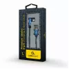 USB 2.0 Datenkabel Gembird CC-USB2J-AMLML-1M-BL — USB A auf Micro-USB B/Lightning, 1 m, Blau/Schwarz