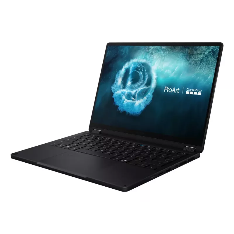 Convertible 2-in-1 Laptop ASUS ProArt PX13 HN7306EAC GoPro Edition — AMD Ryzen AI Max+ 395, 3 GHz, 13,3 Zoll 3K Touch, 128 GB LPDDR5x, 1 TB SSD, Windows 11 Pro, Schwarz