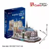 3D Puzzle CubicFun Notre Dame (Licht) — Modell DA-20509, leichte beleuchtete Ausgabe