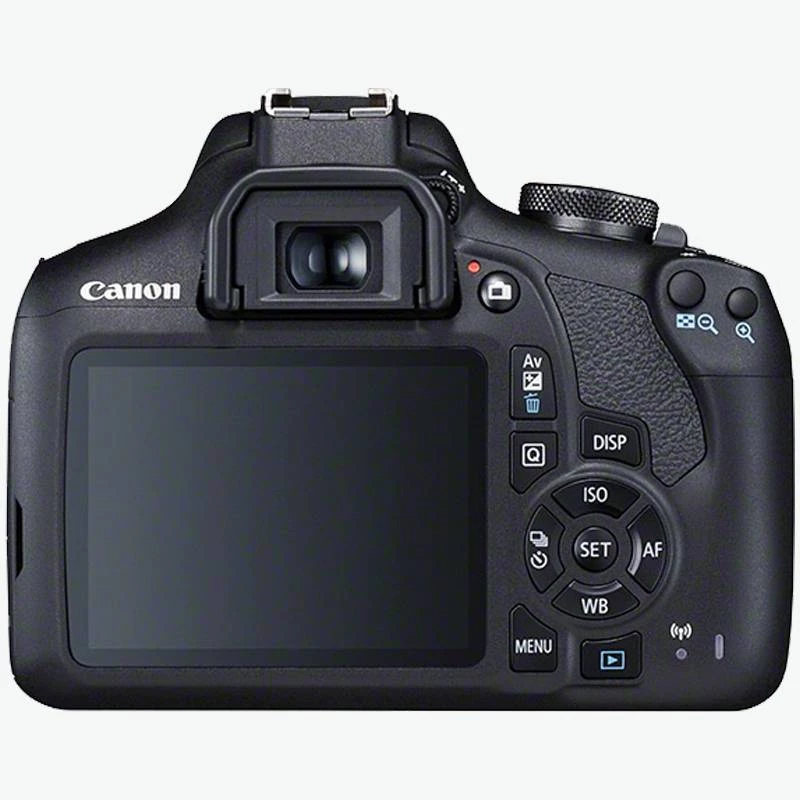 Canon EOS 2000D + EF-S 18-55mm f/3.5-5.6 IS II SLR Kamera Kit 24.1 MP CMOS 6000 x 4000 Pixel Schwarz