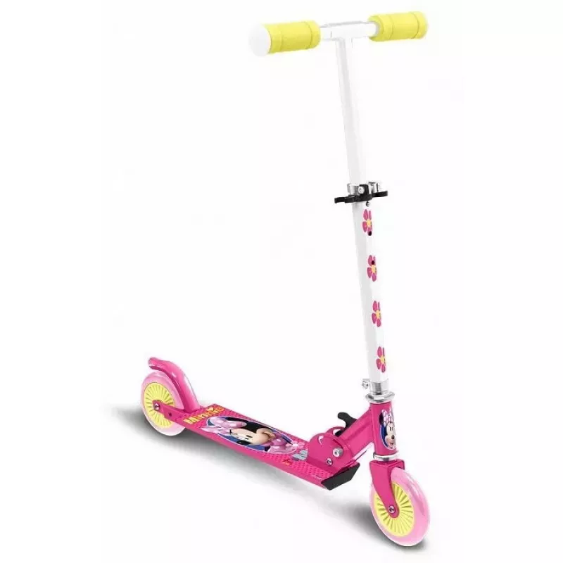 Scooter Pulio STAMP 2-Wheel Minnie — Kinder-Tretroller mit zwei Rädern, kompaktes Design