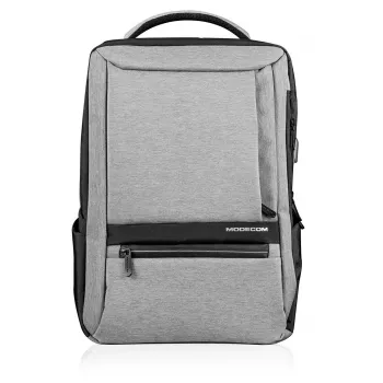 Rucksack Modecom SMART 15 Schwarz/Grau Polyester 15,6 Zoll