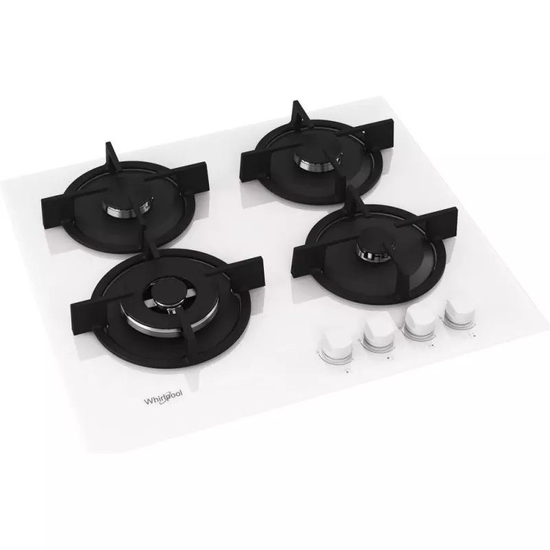 Whirlpool AKT 625/WH Schwarz, Weiß Einbau 60 cm Gas 4 Zone(n)