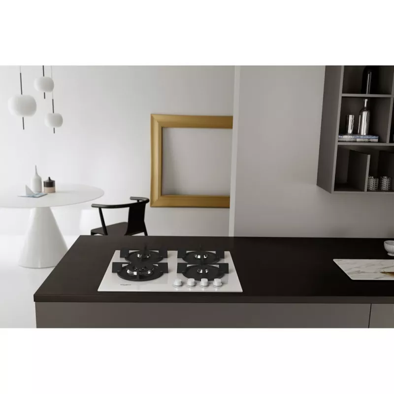 Whirlpool AKT 625/WH Schwarz, Weiß Einbau 60 cm Gas 4 Zone(n)