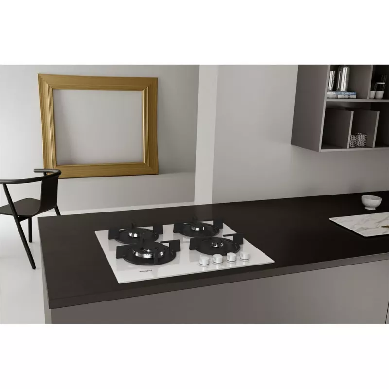 Whirlpool AKT 625/WH Schwarz, Weiß Einbau 60 cm Gas 4 Zone(n)