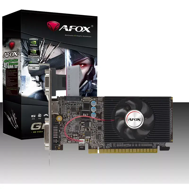 Grafikkarte AFOX AF610-1024D3L7-V5 NVIDIA GeForce GT 610, 1 GB GDDR3, 64-Bit, PCIe 2.0