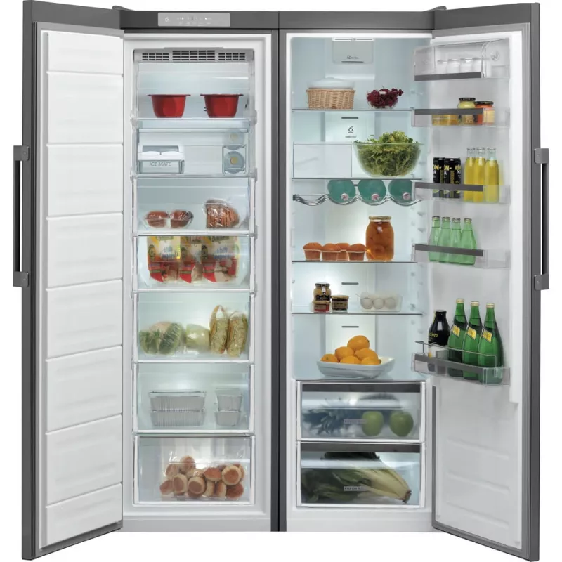 Whirlpool SW8 AM2Y XR 2 Kühlschrank Freistehend 364 l Edelstahl