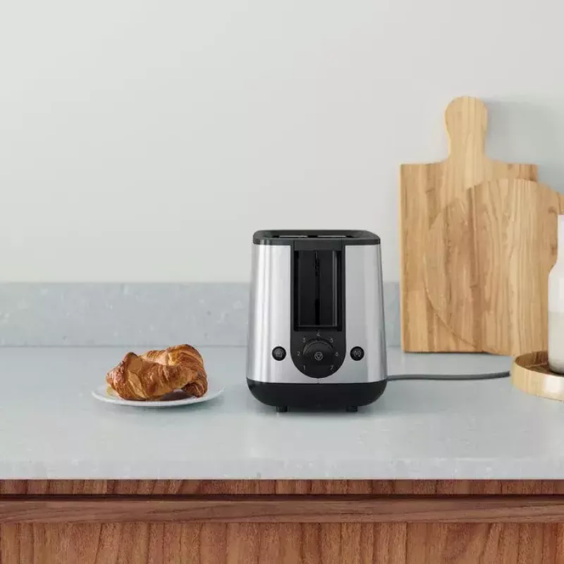 Electrolux E3T1-3ST 7 2 Scheiben 800 W Grau, Edelstahl