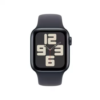 Smartwatch Apple Watch SE GPS + Cellular 40 mm Midnight Aluminiumgehäuse mit Midnight Sportarmband – S/M