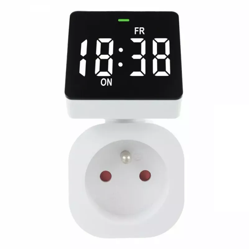 Digitale Zeitschaltuhr GreenBlue GB610E, max. Last 16A, IP20, programmierbare Ein-/Aus-Zyklen