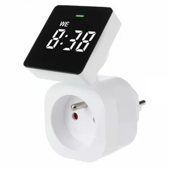 Digitale Zeitschaltuhr GreenBlue GB610E, max. Last 16A, IP20, programmierbare Ein-/Aus-Zyklen