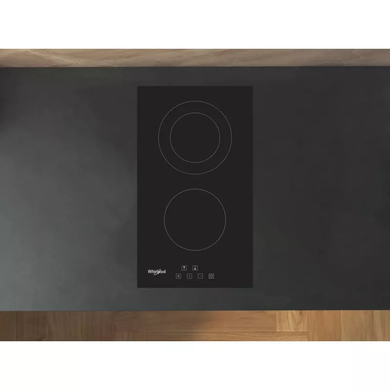Whirlpool WRD 6030 B Schwarz Einbau 30 cm Glaskeramik-Kochfeld 2 Zone(n)