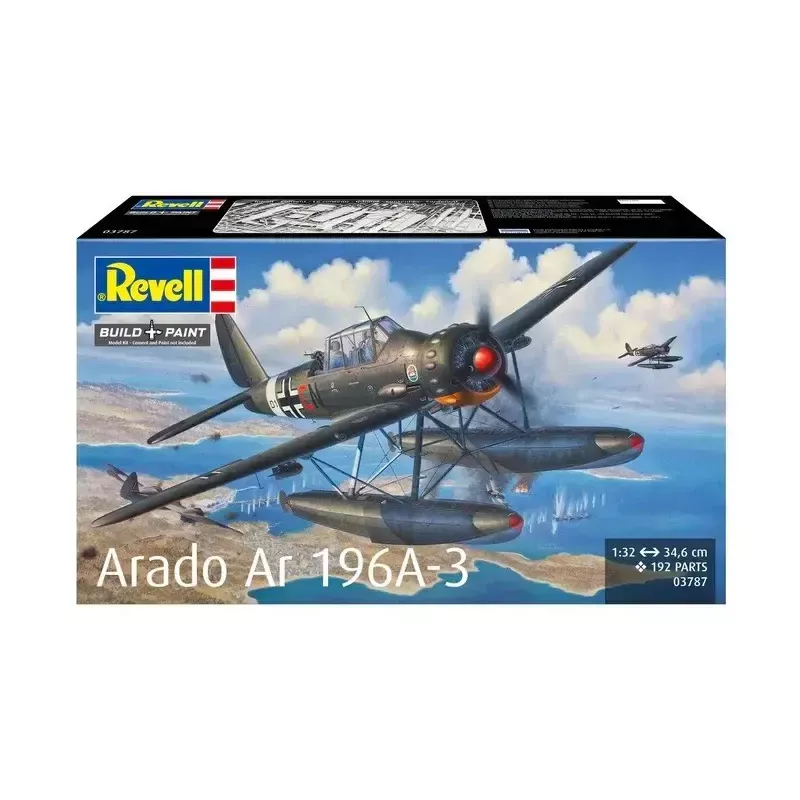 Plastikmodellbausatz REVELL ARADO AR 196A-3 Wasserflugzeug im Maßstab 1:32