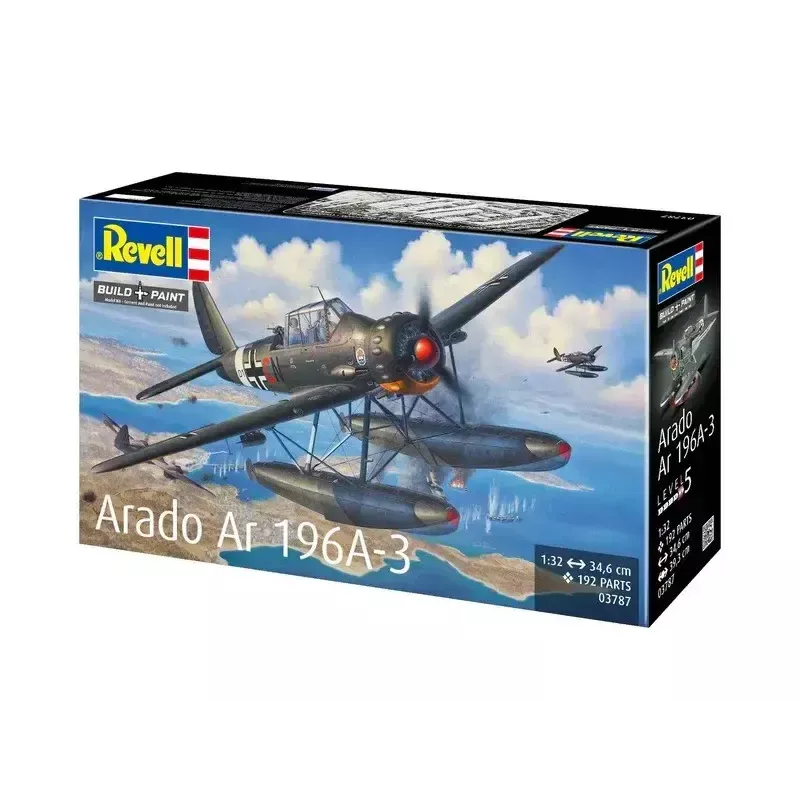 Plastikmodellbausatz REVELL ARADO AR 196A-3 Wasserflugzeug im Maßstab 1:32