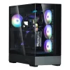 PC-Gehäuse Zalman P40 Prism Plus Midi Tower Schwarz