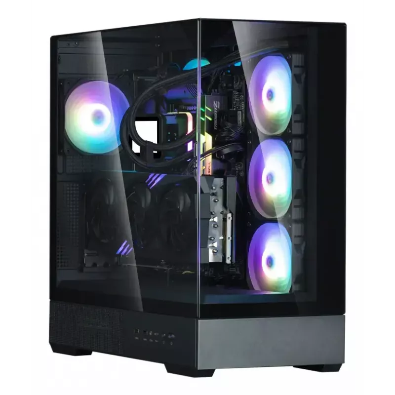 PC-Gehäuse Zalman P40 Prism Plus Midi Tower Schwarz
