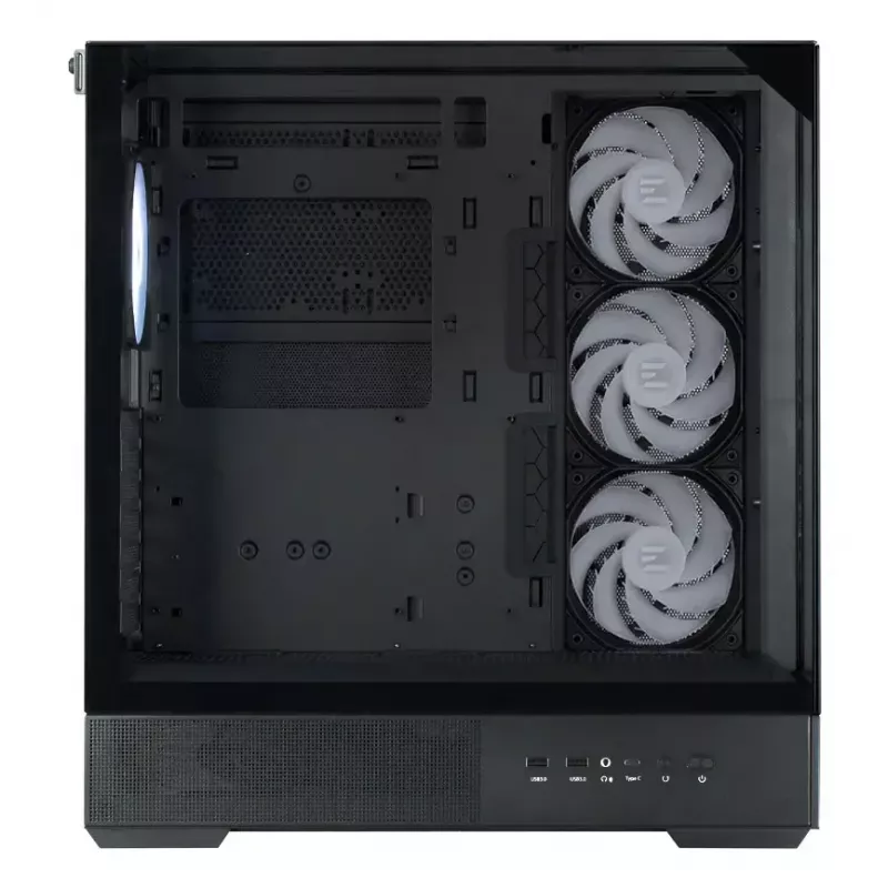 PC-Gehäuse Zalman P40 Prism Plus Midi Tower Schwarz