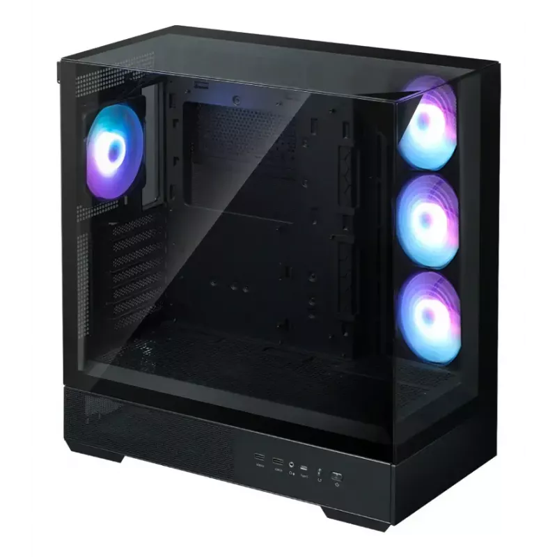 PC-Gehäuse Zalman P40 Prism Plus Midi Tower Schwarz