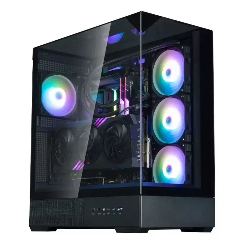 PC-Gehäuse Zalman P40 Prism Plus Midi Tower Schwarz