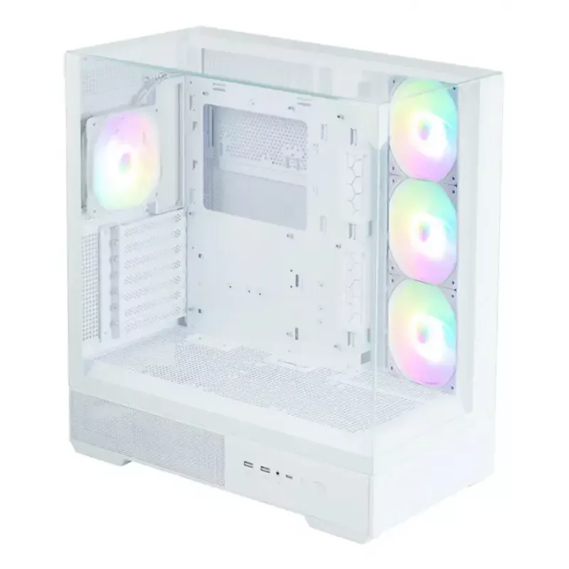 PC-Gehäuse Zalman P40 Prism Plus Weiß Midi Tower